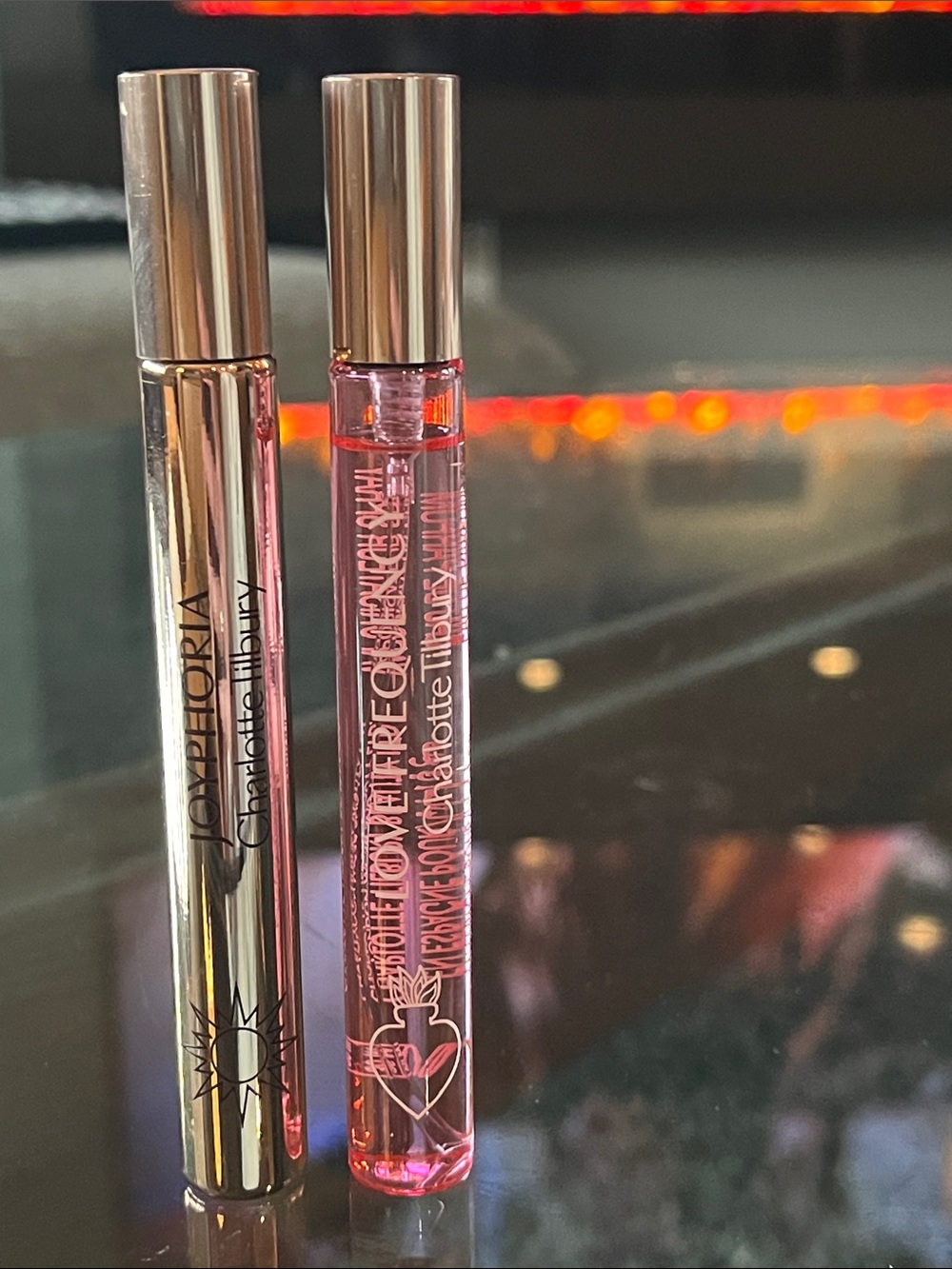 Charlotte Tilbury Love Frequency & Joyphoria Travel Spray - 10mL each